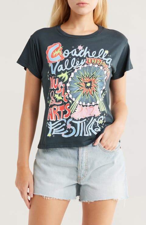 x Coachella Solo Ferris Wheel Cotton Graphic T-Shirt