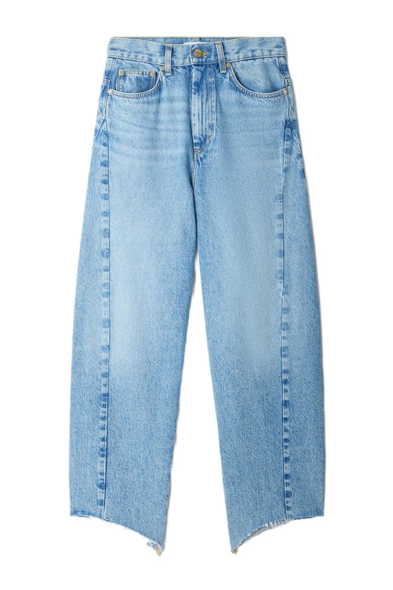 Barrel jeans, Alternate, color, Blue jean