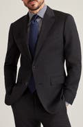Bonobos Jetsetter Slim Fit Charcoal Grey Stretch Wool Suit Jacket