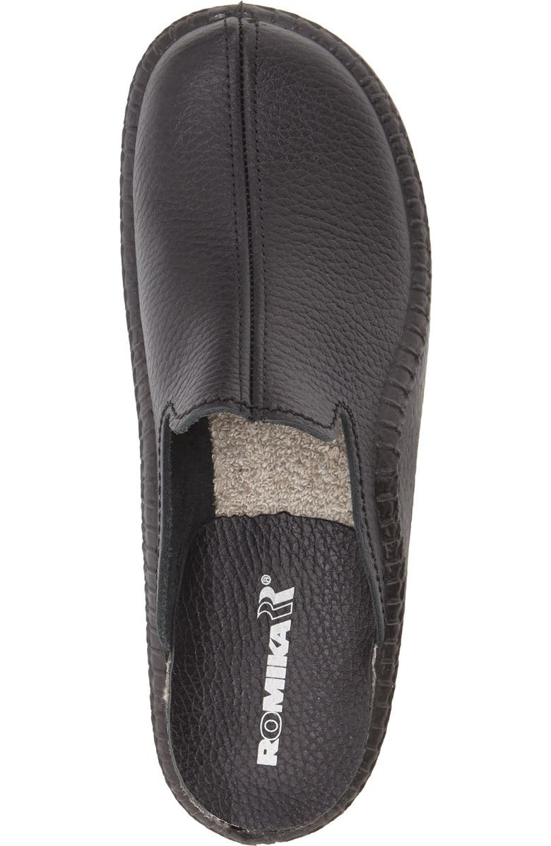 Romika<sup>®</sup> 'Mokasso 102G' Mule, Alternate, color, Black Grain Leather