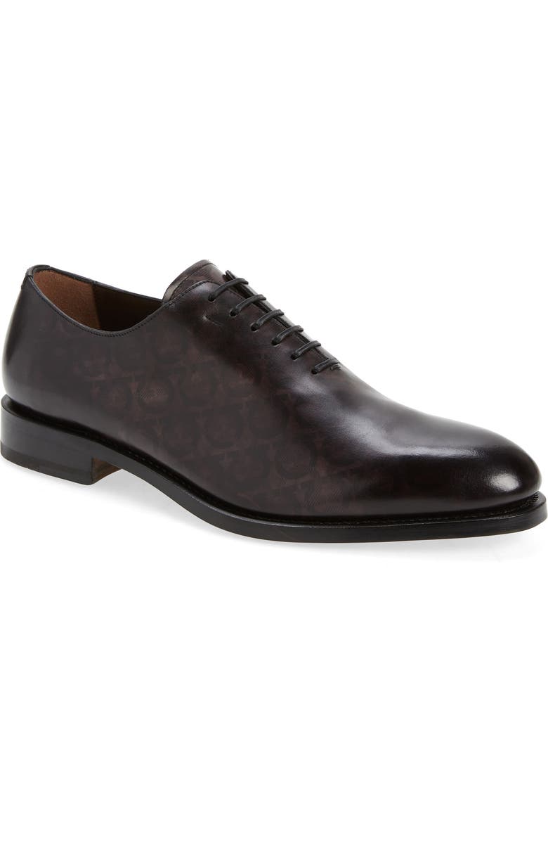 FERRAGAMO Salvatore Ferragamo Angiolo Gancio Plain Toe Oxford, Main, color,