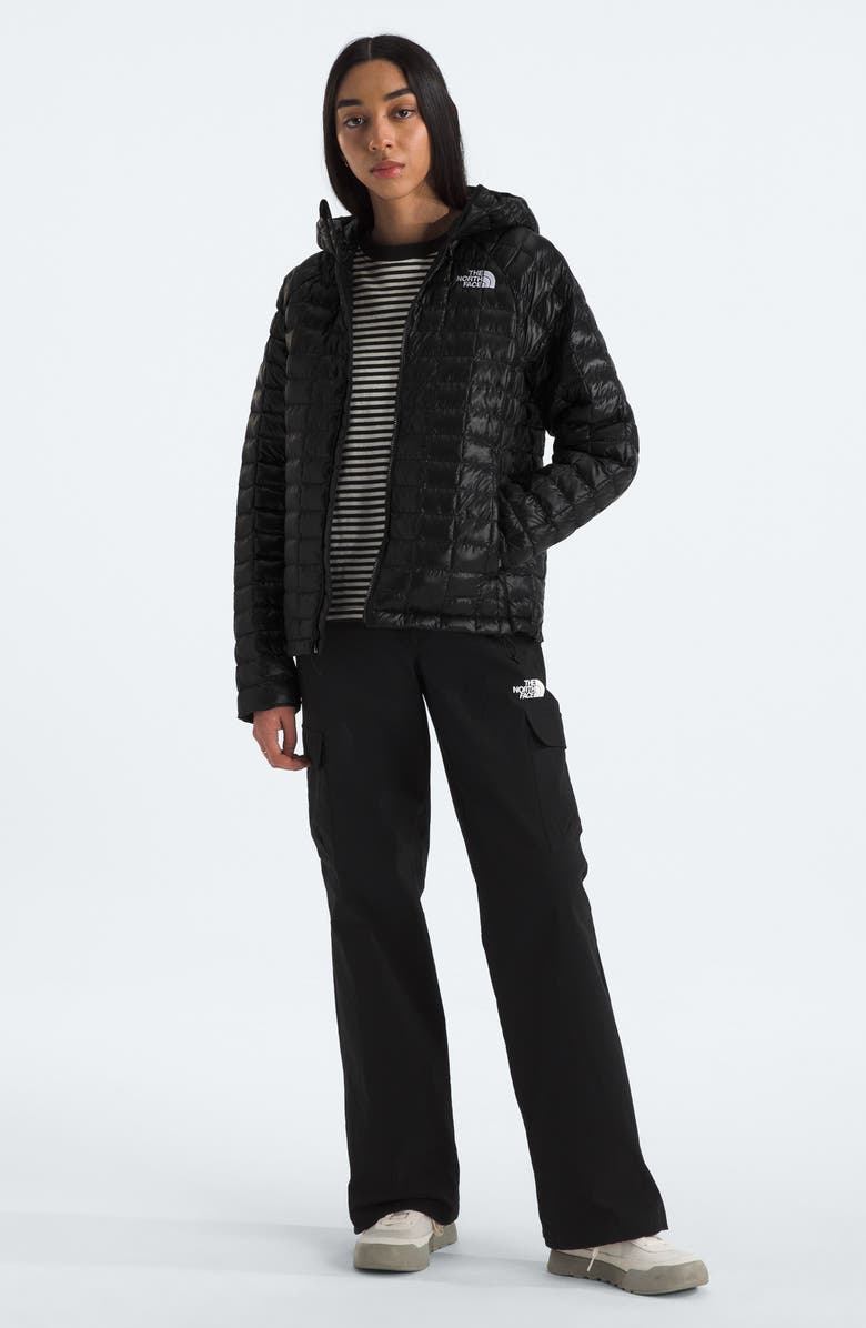 The North Face Thermoball Quilted Hooded Jacket, Alternate, color, Black
