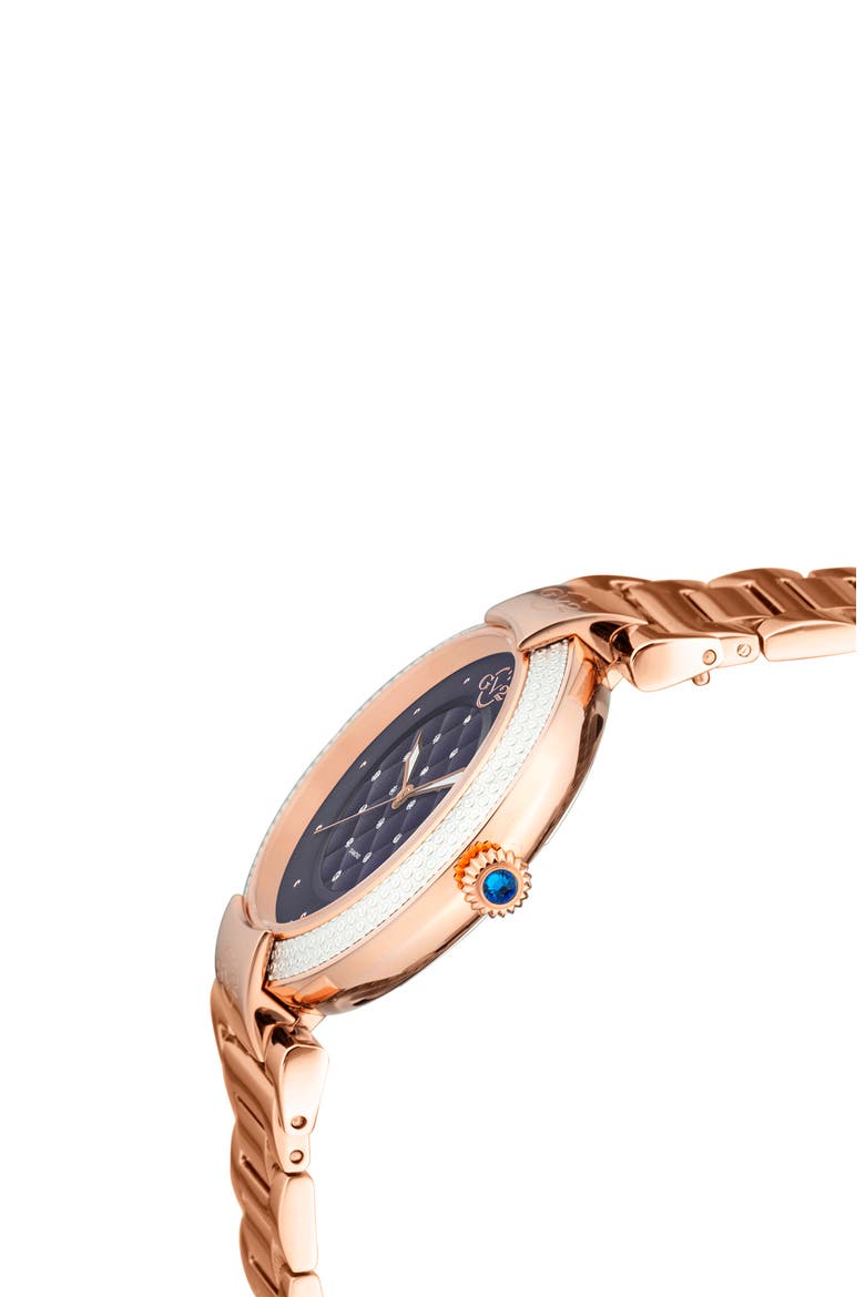 Women's GV2 Berletta Diamond Quartz Watch, 37mm - 0.0044 ctw, Alternate, color, ROSE GOLD