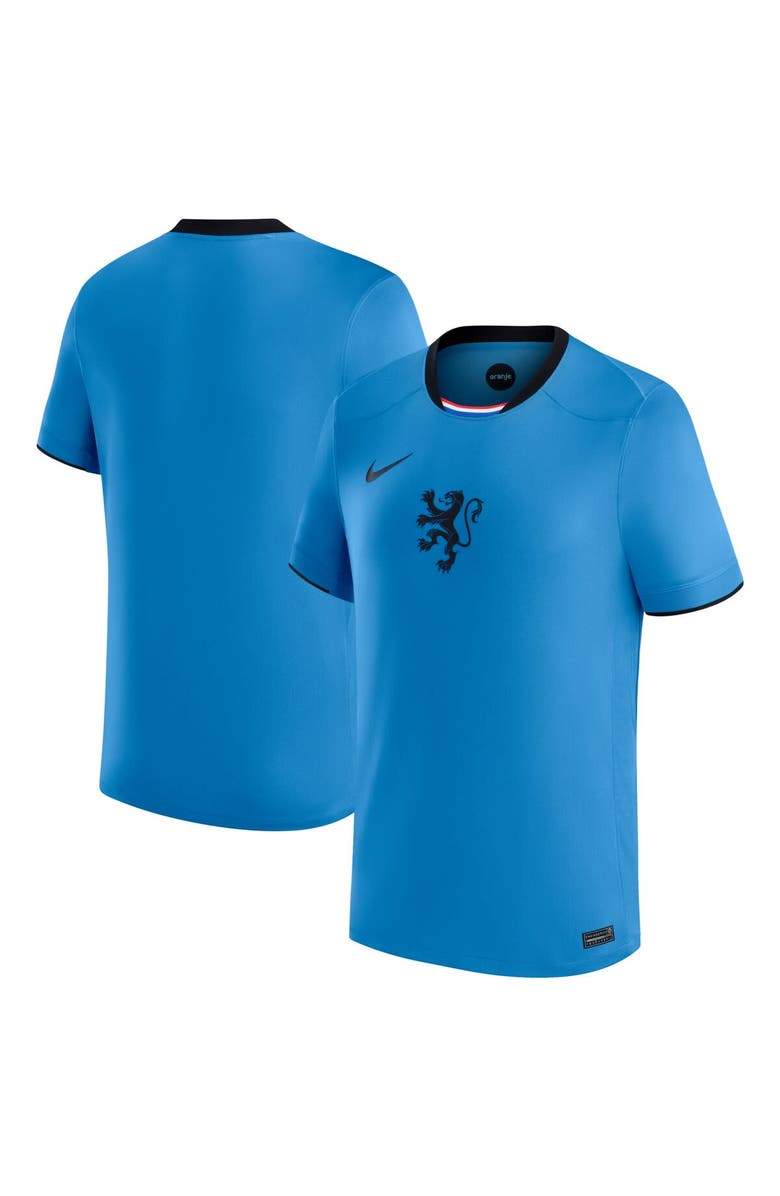 Nike Youth Nike Blue Netherlands Women's National Team 2025/26 Away Replica Jersey, Alternate, color, Blue