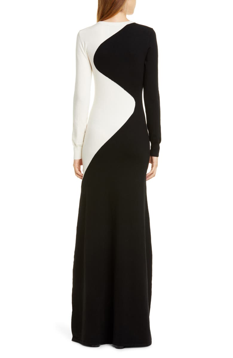 Victor Glemaud Merino Wool Long Sleeve Maxi Sweater Dress, Alternate, color, 