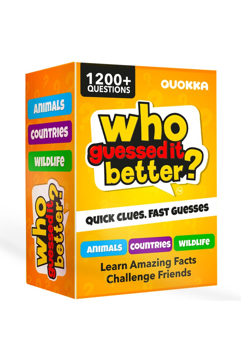 Who Guess It Better Visual Clue Card Game Collection, Main, color, 3 Set