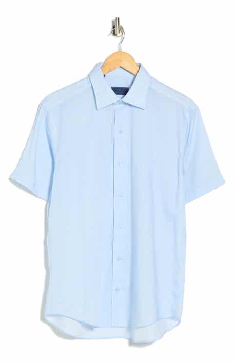 David Donahue Casual Short Sleeve Sport Shirt