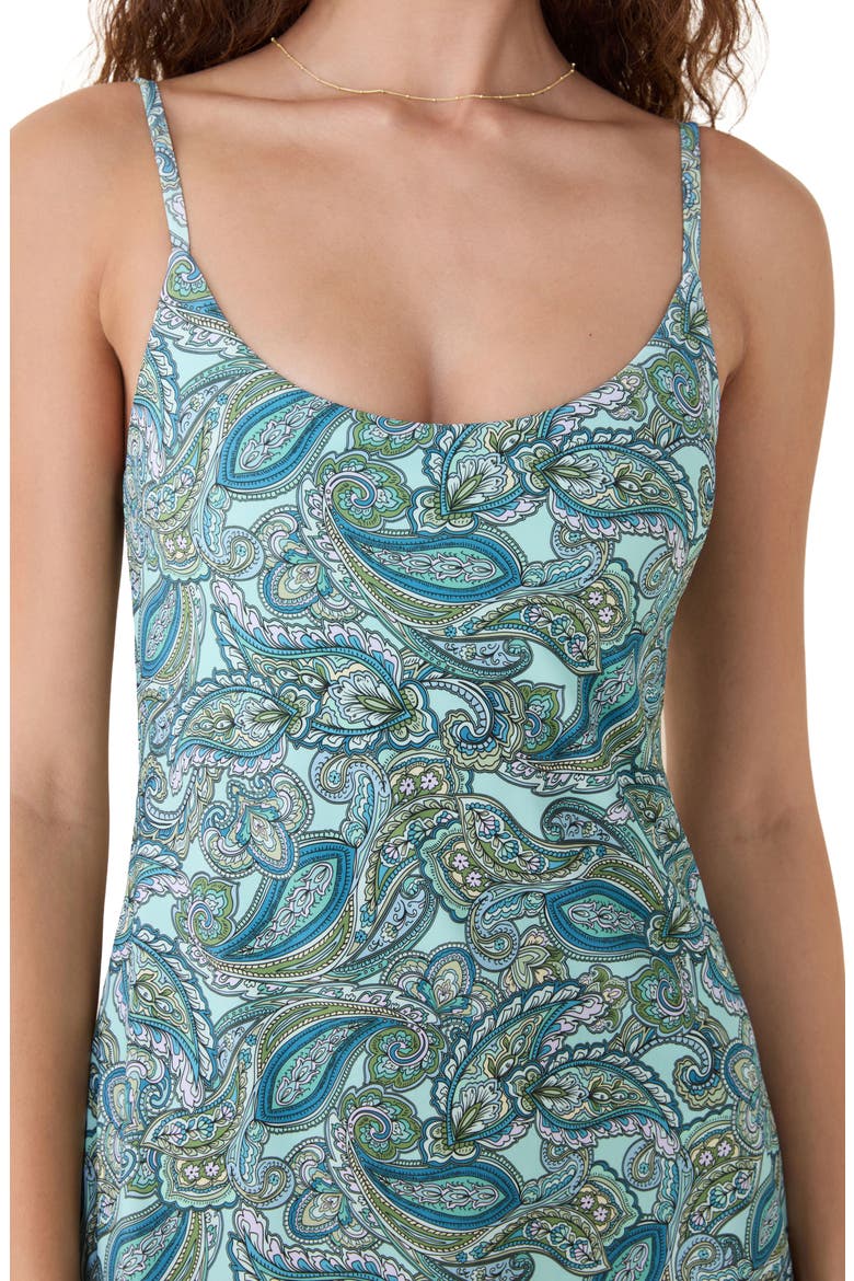 The Amalfi One-Piece Swim Dress, Alternate, color, POOLSIDE PAISLEY