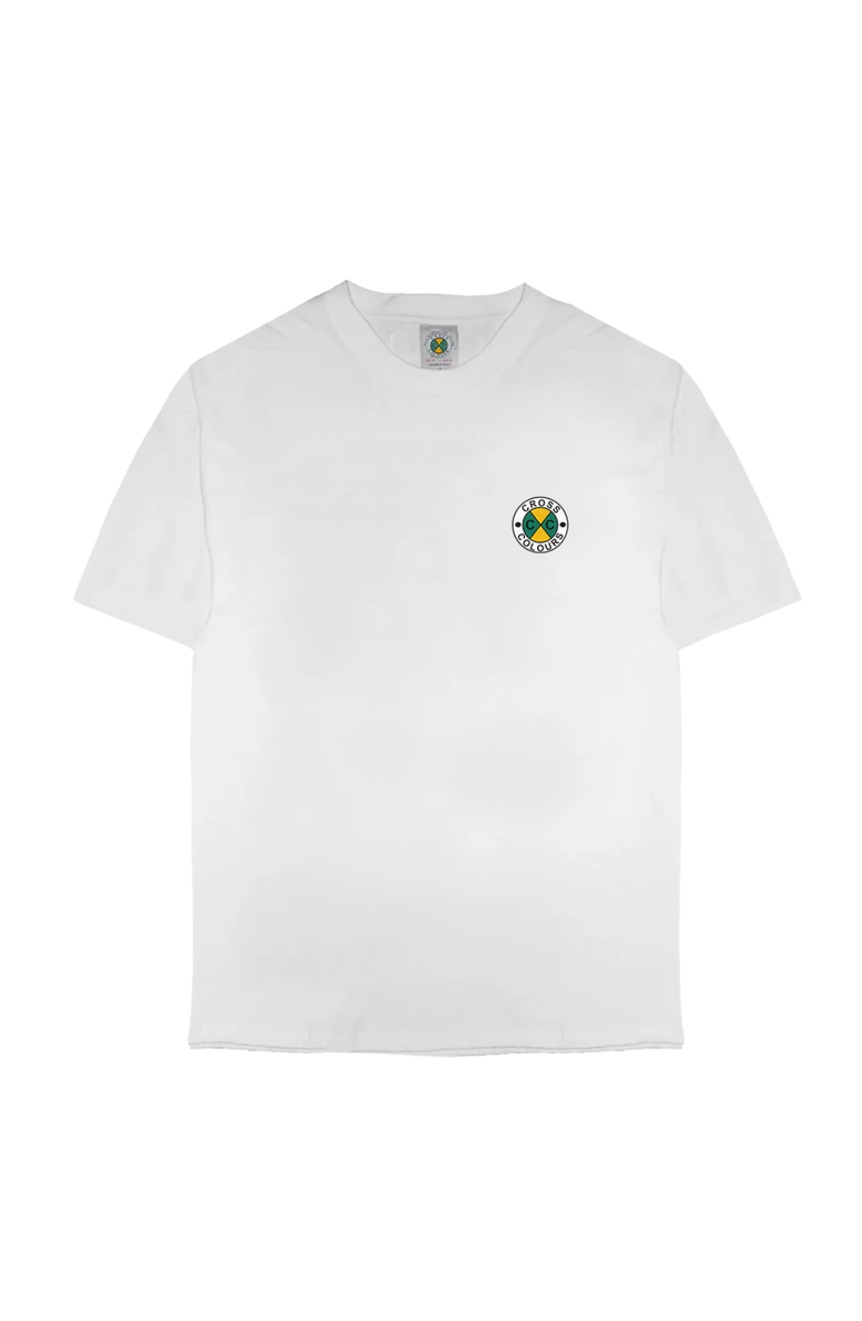 Cross Colours Circle Logo T-Shirt, Alternate, color, White