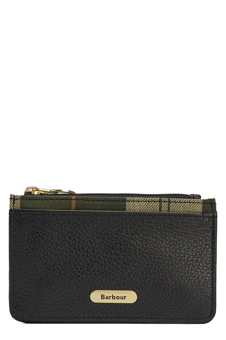 Alder Leather Card Holder, Main, color, BLACK/ANCIENT