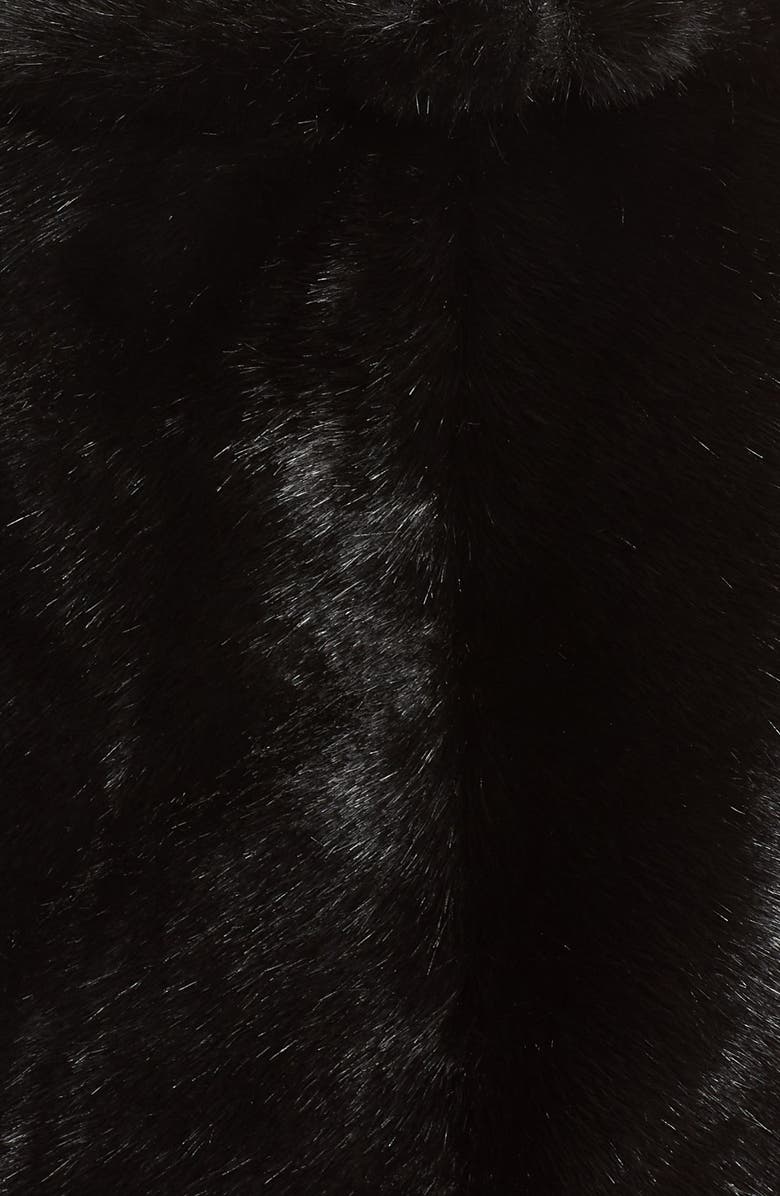 Eliza J Faux Fur Capelet, Alternate, color,