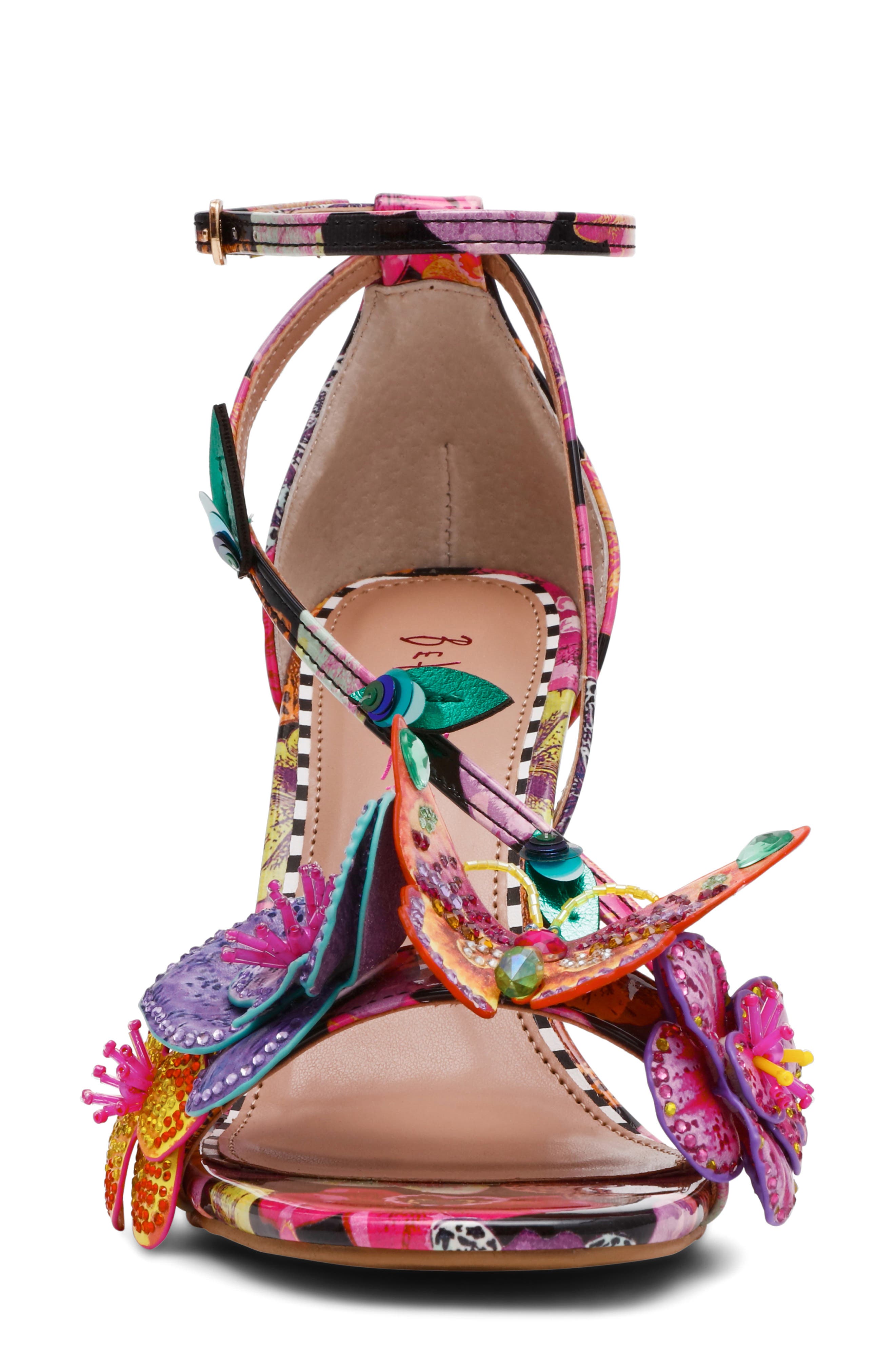 Betsey Johnson Camile Sandal, Alternate, color, Black Multi