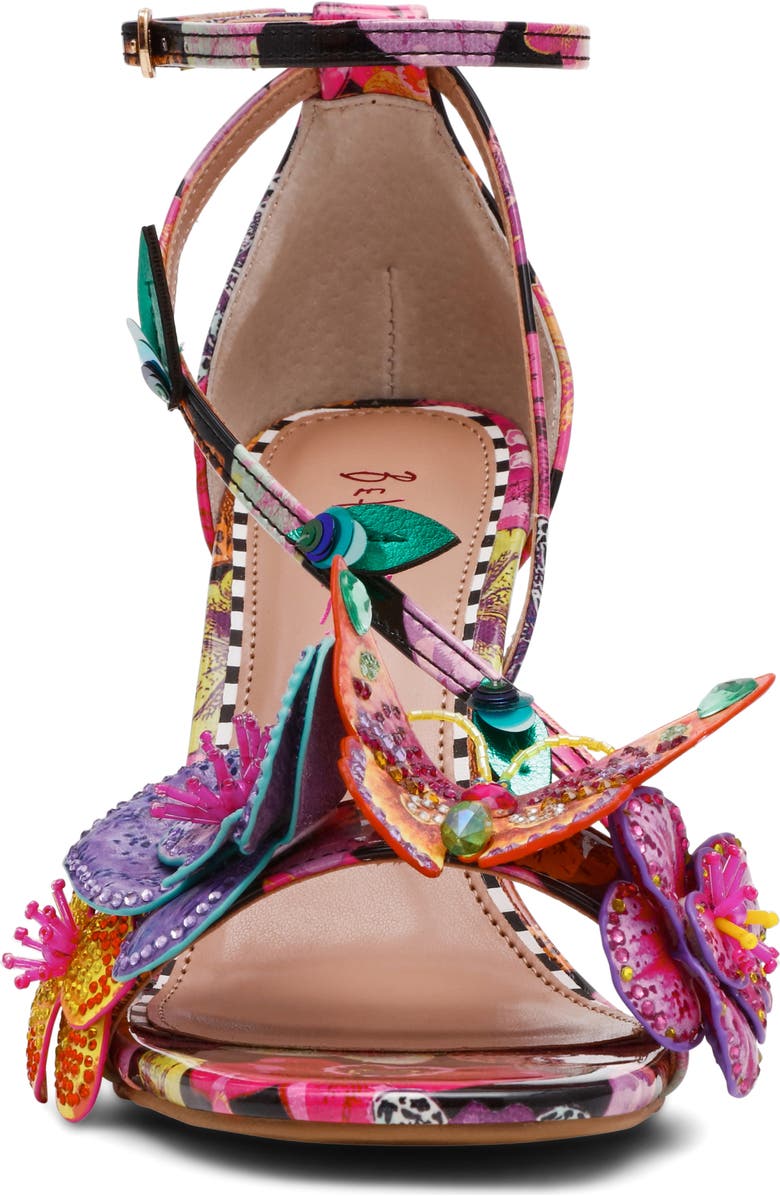 Betsey Johnson Camile Sandal, Alternate, color, Black Multi