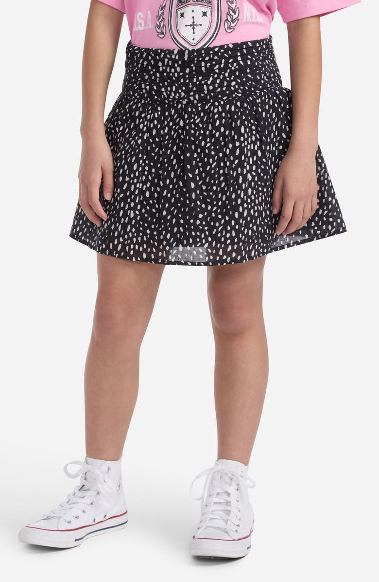 abercrombie kids Kids' Emerson High Waist Pleated Skort, Alternate, color, Anthracite