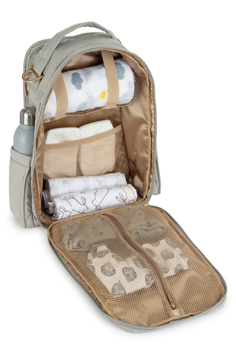 Ju-Ju-Be Be Right Back Diaper Backpack, Alternate, color, PEBBLE