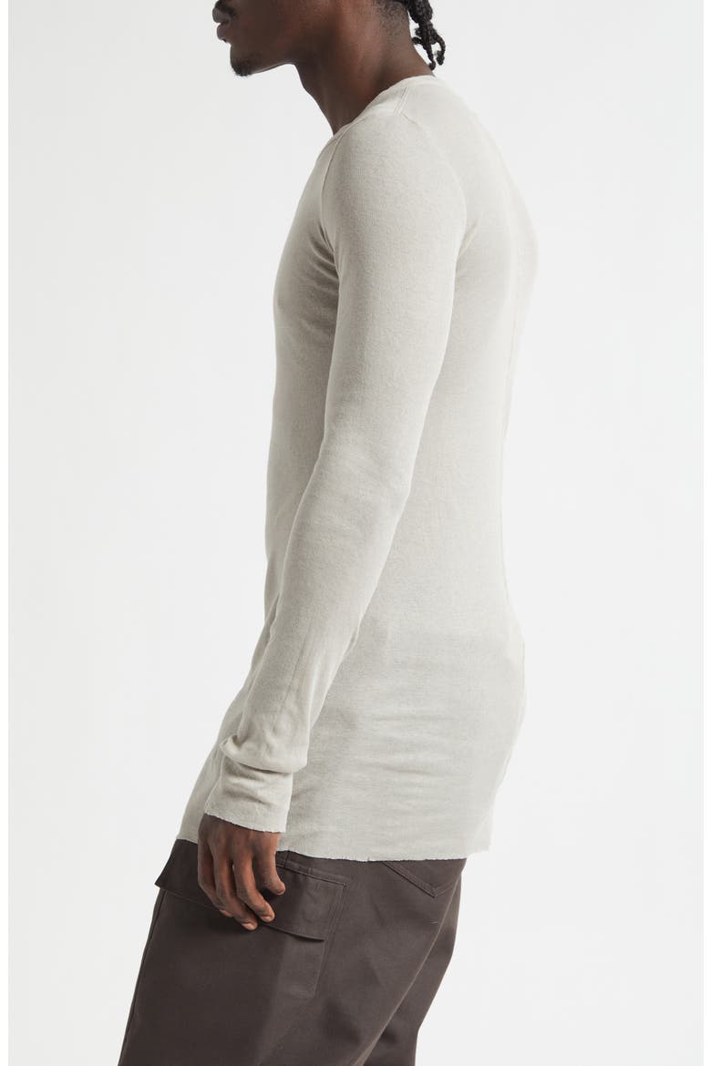 Long Sleeve Rib T-Shirt, Alternate, color, PEARL