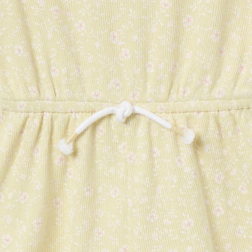 Shop Modern Moments™ By Gerber Flutter Sleeve Romper In Dusty Yellow Floral