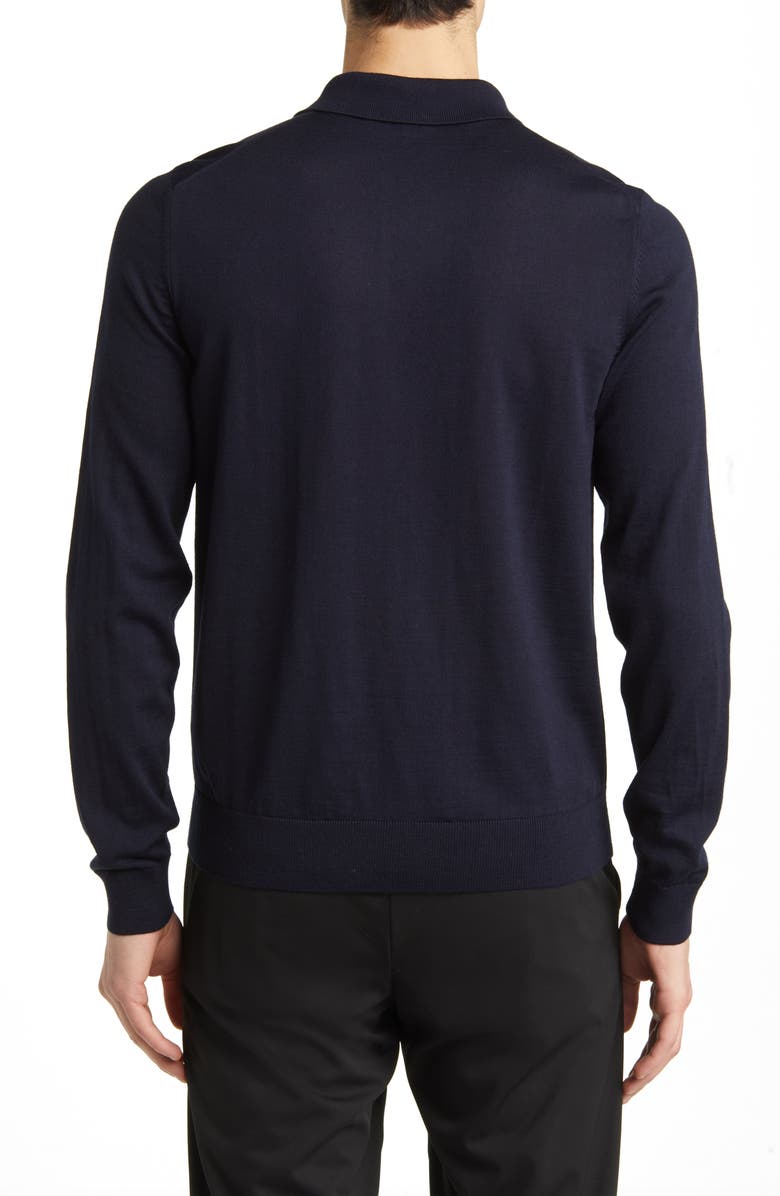 BOSS Lancione Wool Sweater Polo, Alternate, color,