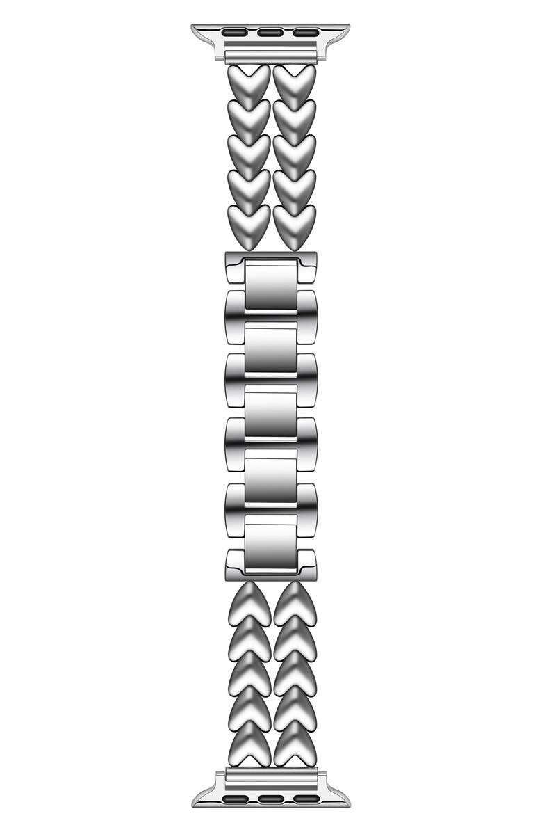 Posh Tech Crush Hearts Apple Watch<sup>®</sup> Bracelet Watchband, Main, color, 