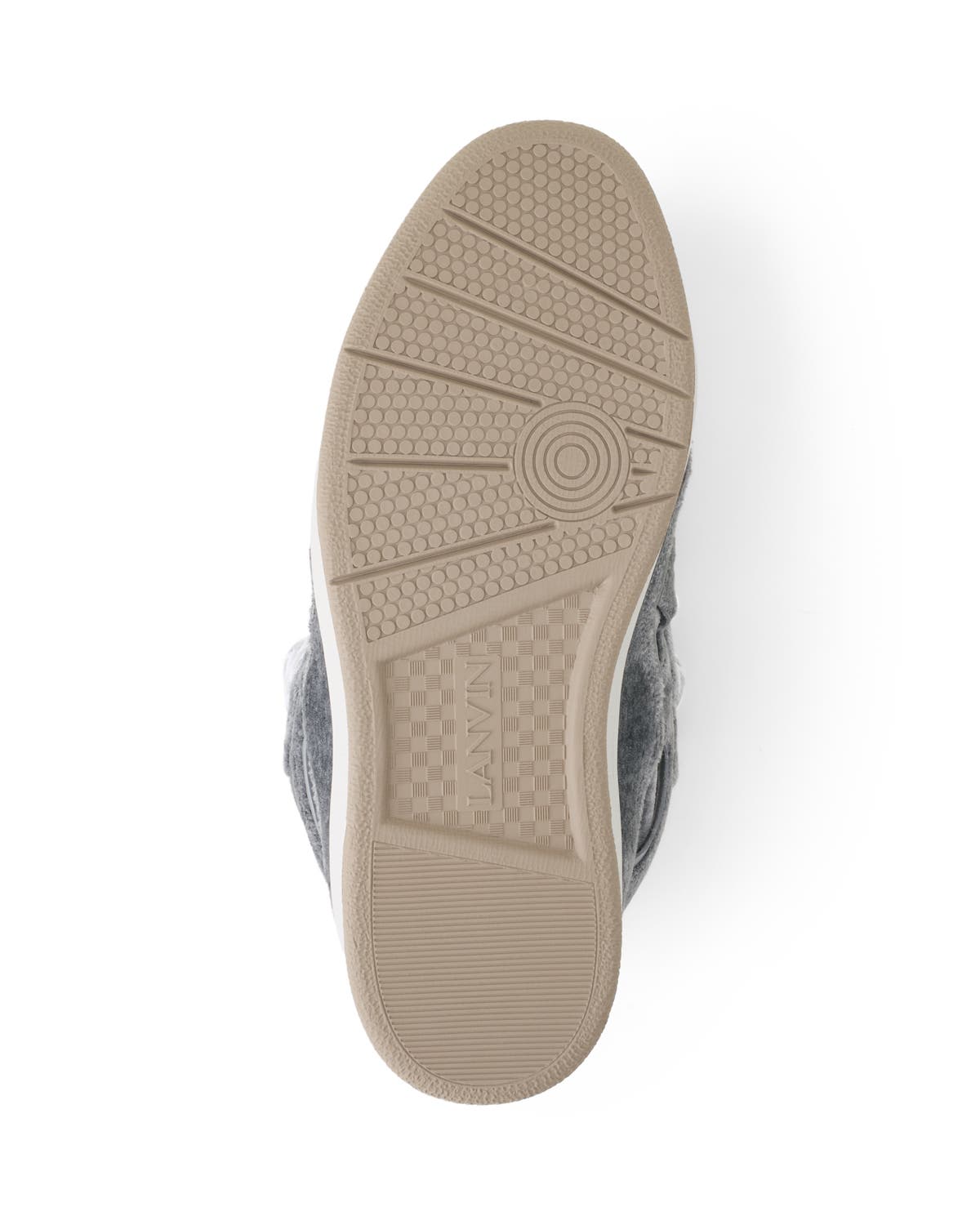 Lanvin Curb Sneakers In Jersey, Alternate, color, Grey