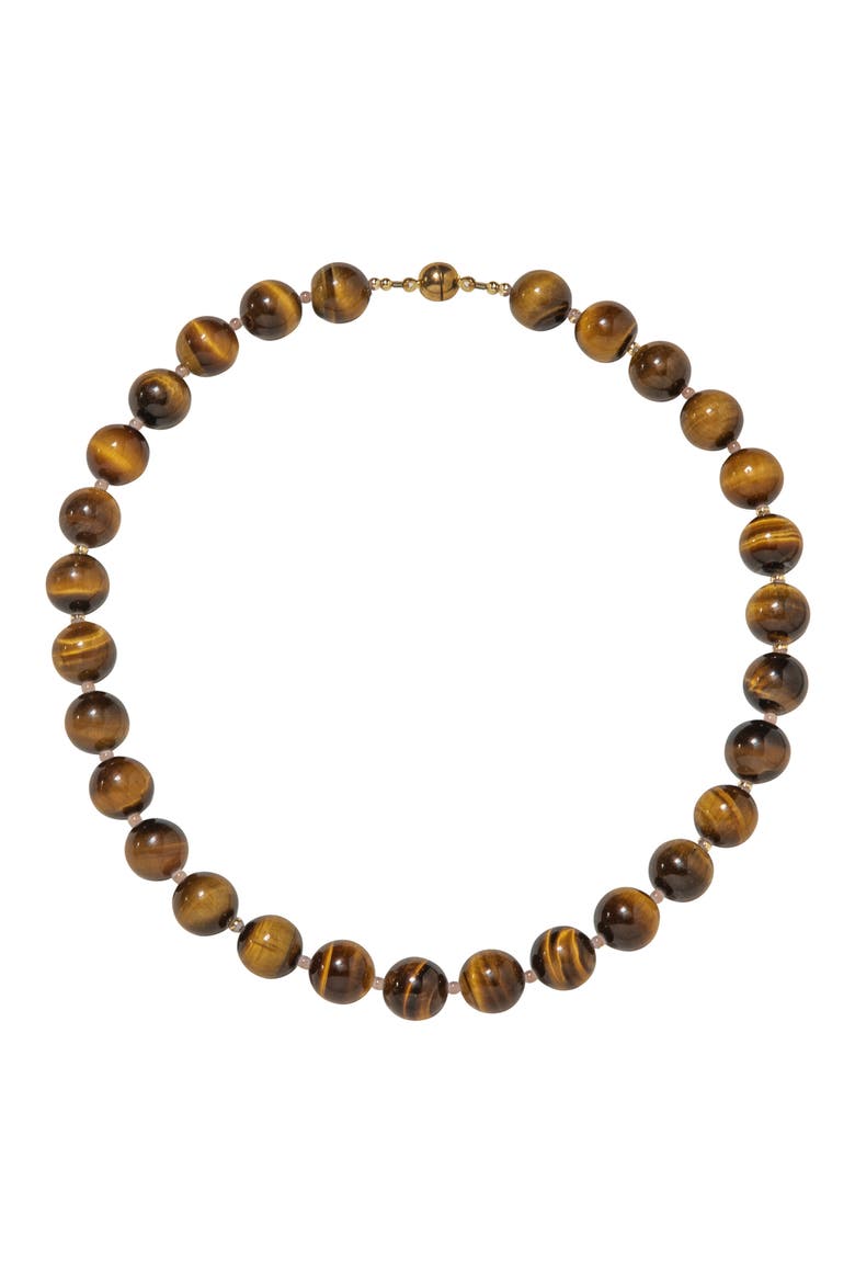 Corisande Necklace, Main, color, TIGERS EYE