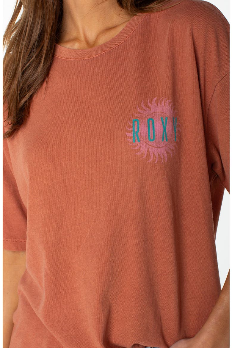 Sun Club Graphic T-Shirt, Alternate, color, CHUTNEY