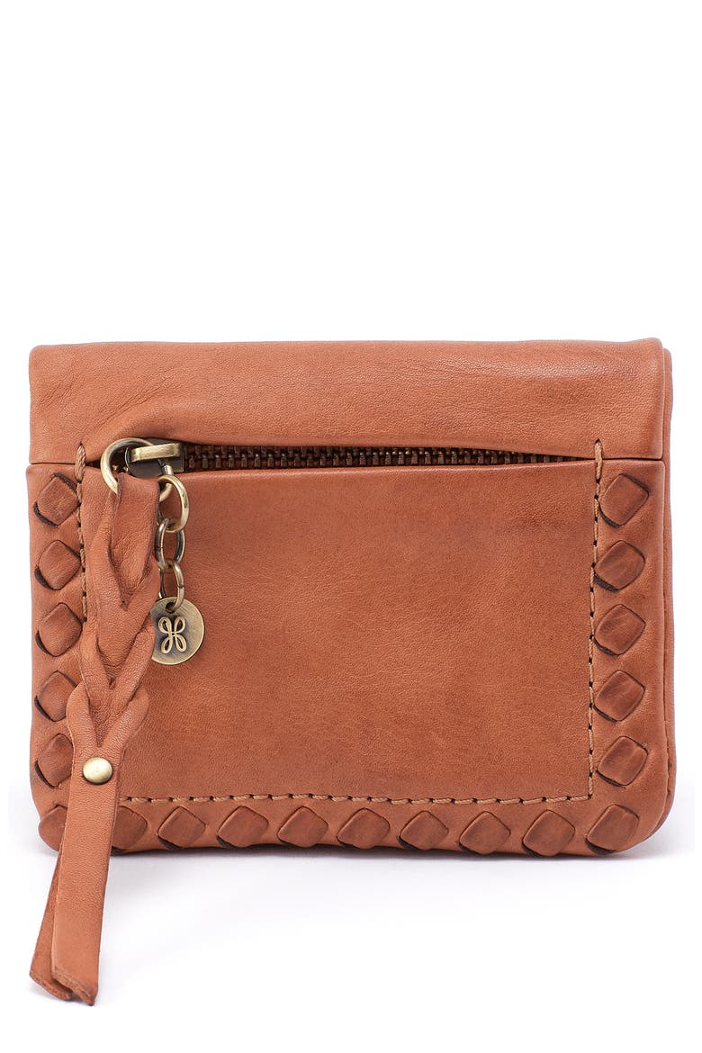 Mini Lumen Leather Bifold Wallet, Main, color, HARVEST WHEAT