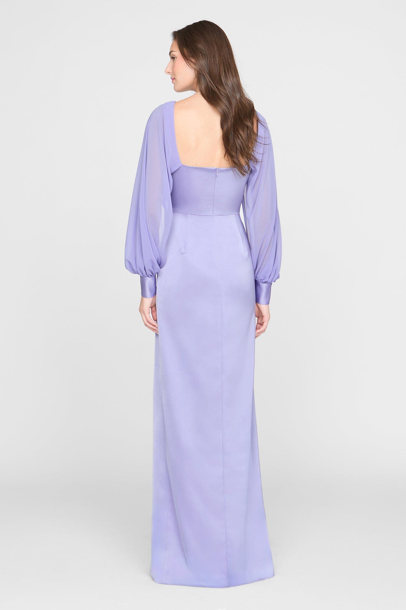 Penelope Satin Column Dress - image 2