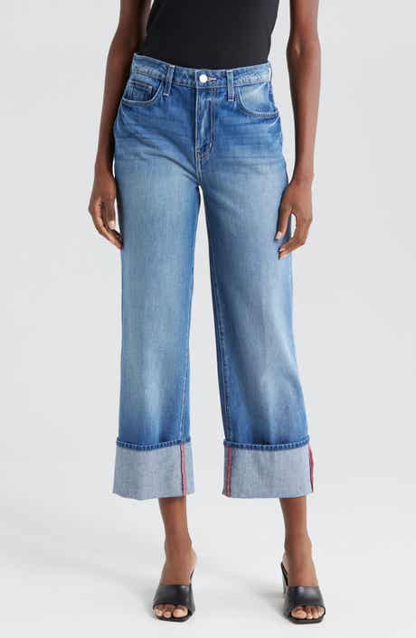 L'AGENCE Leighton Cuff Stovepipe Jeans