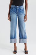 L'AGENCE Leighton Cuff Stovepipe Jeans