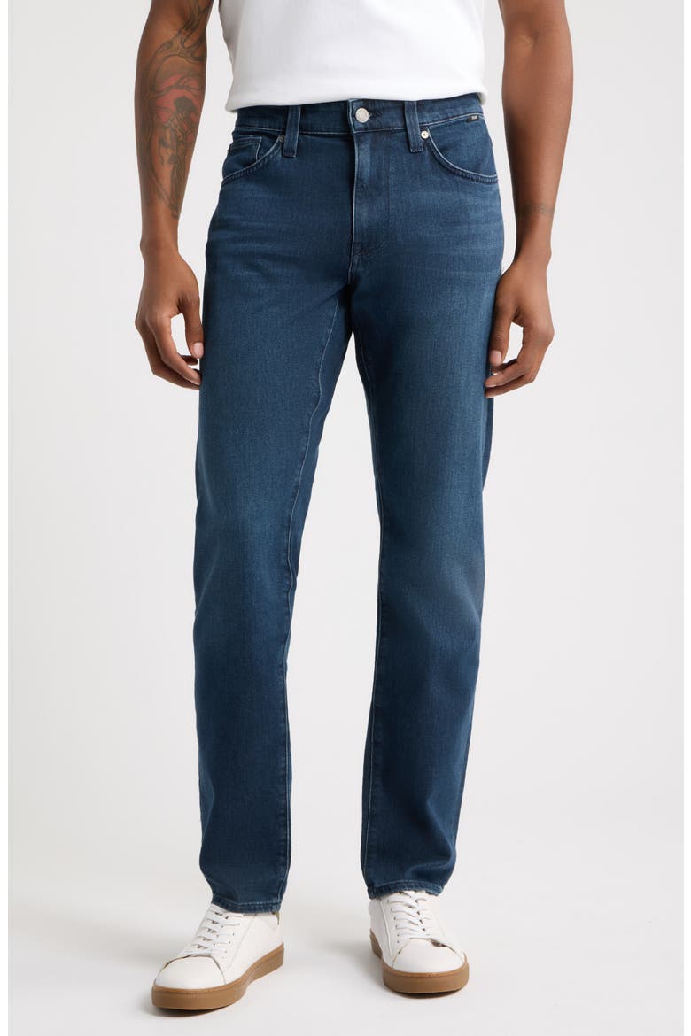Jake Regular Rise Slim Leg Jeans, Main, color, DEEP BRUSHED AIR-LIT