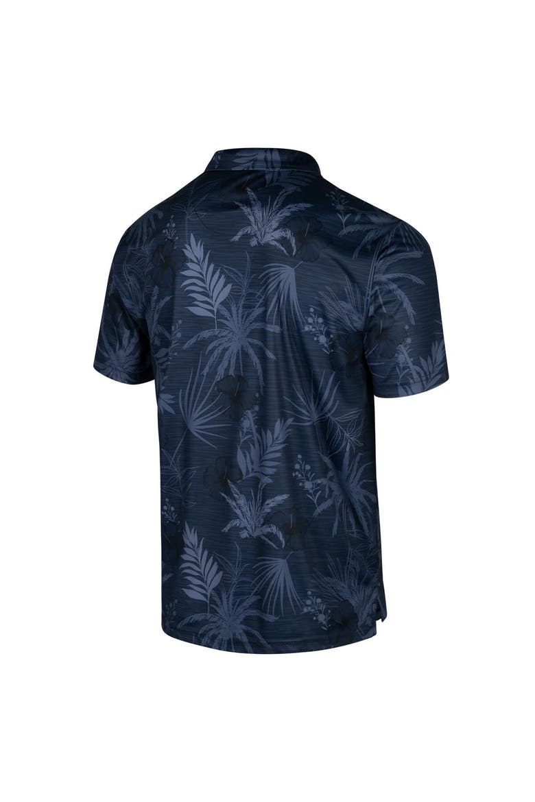 Men's Colosseum Navy Virginia Cavaliers Palms Team Polo, Alternate, color, Navy