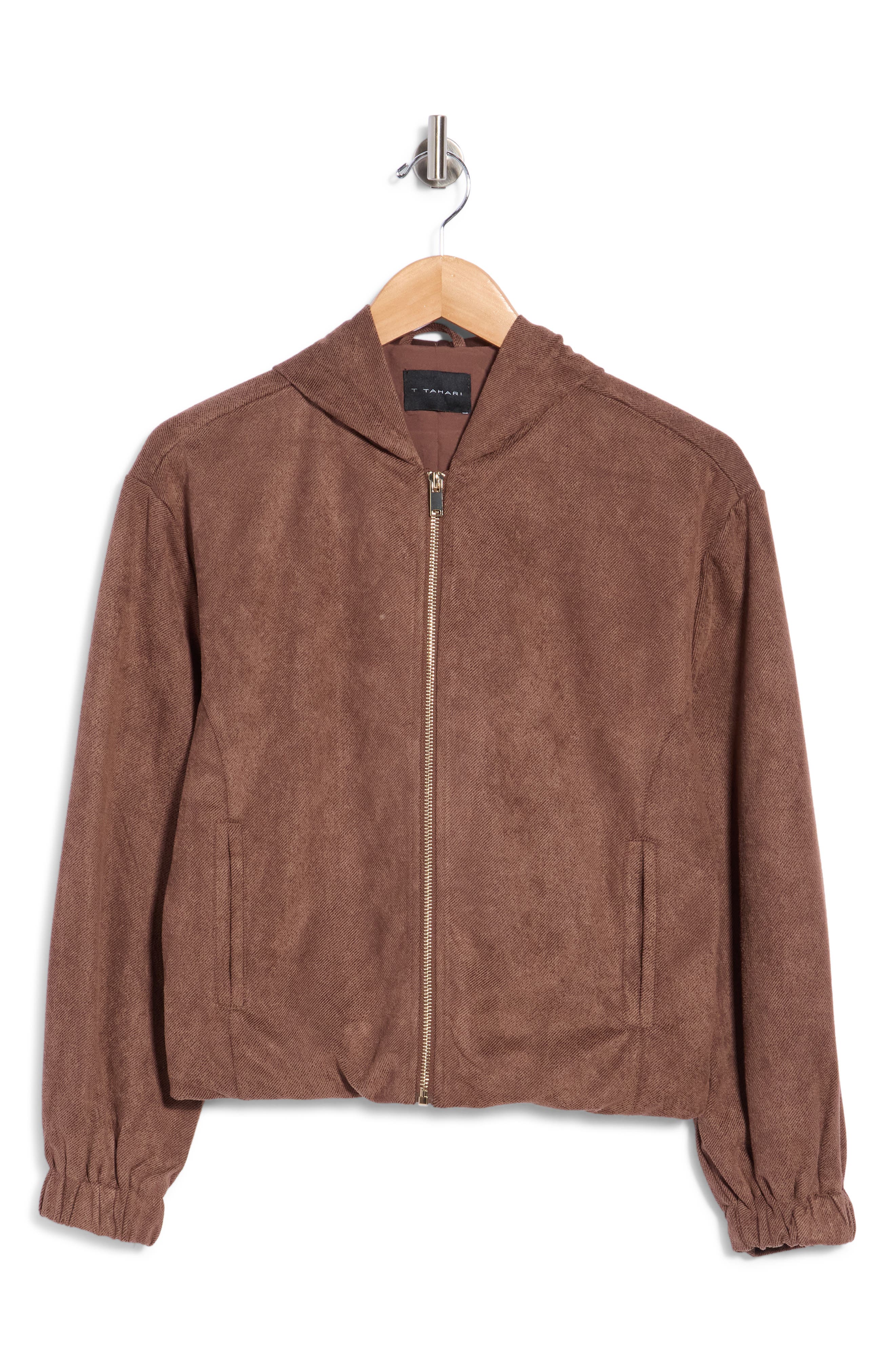 Brushed Twill Full Zip Hoodie