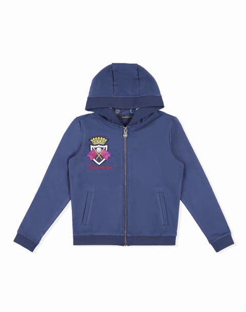 Hooded Sweatjacket Statement Boy