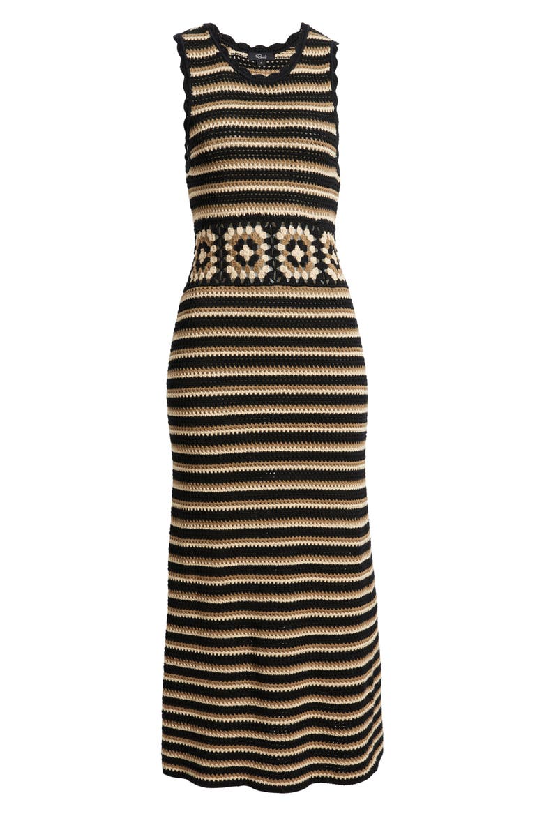 Coco Crochet Midi Dress, Alternate, color, MILOS CROCHET