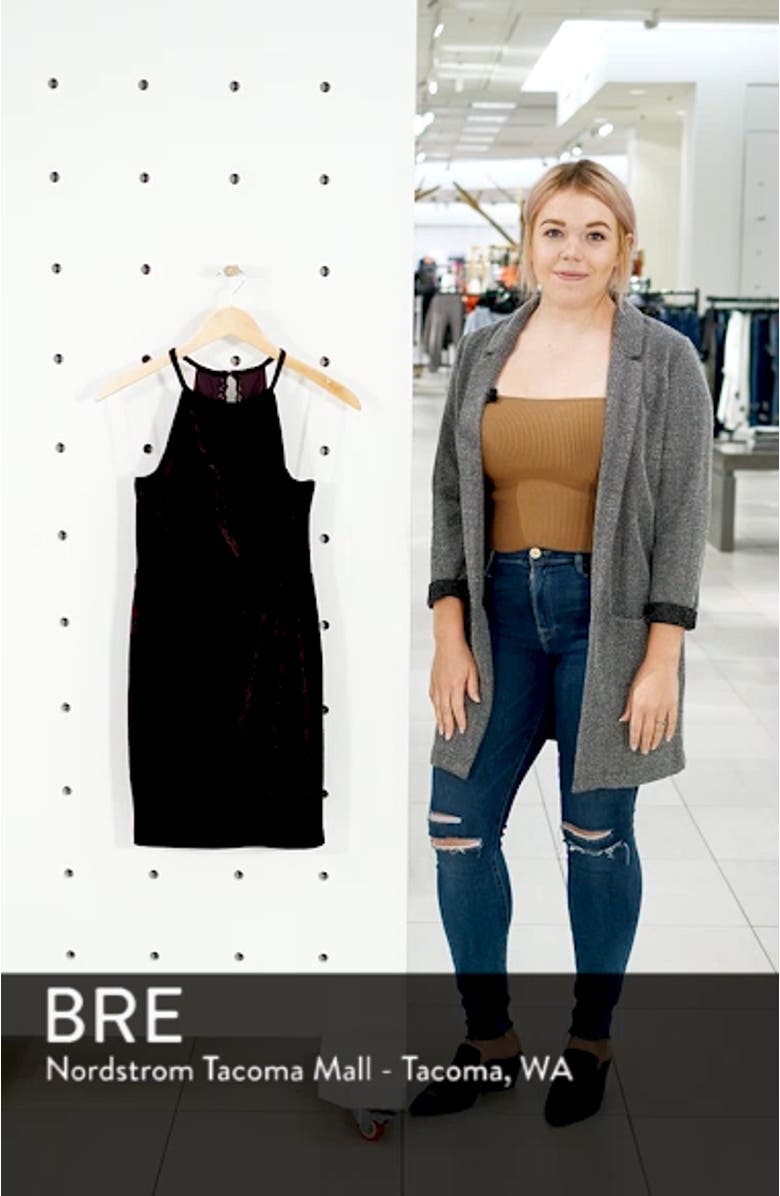 Velvet Body-Con Minidress, sales video thumbnail