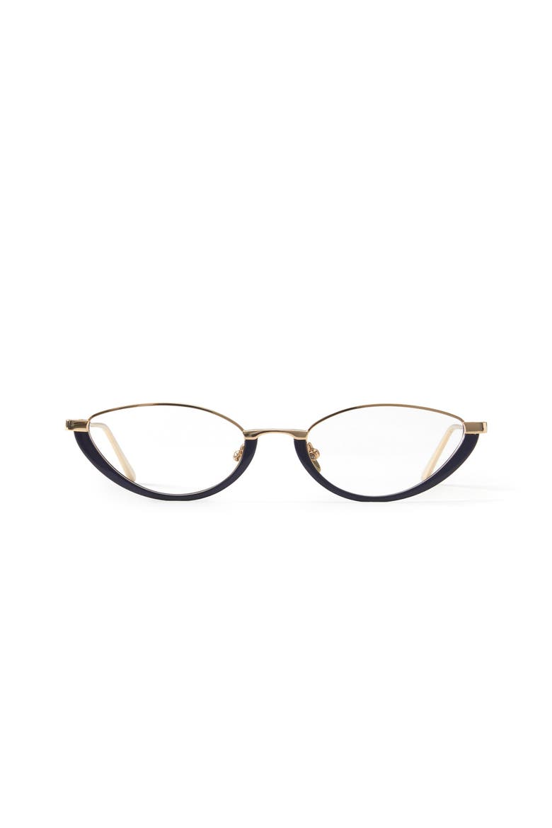 Jeanne Blue Light Glasses, Main, color, Blue / Gold