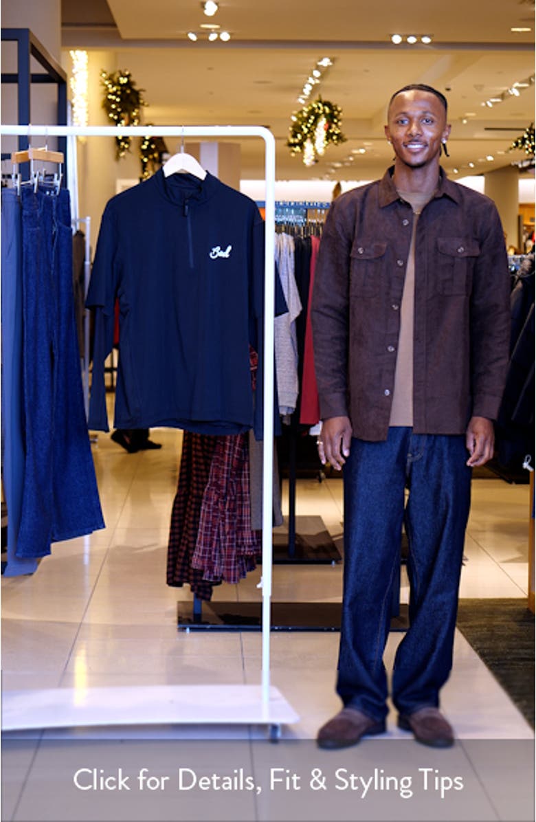 Mechanism Layered Long Sleeve Quarter Zip Top, sales video thumbnail