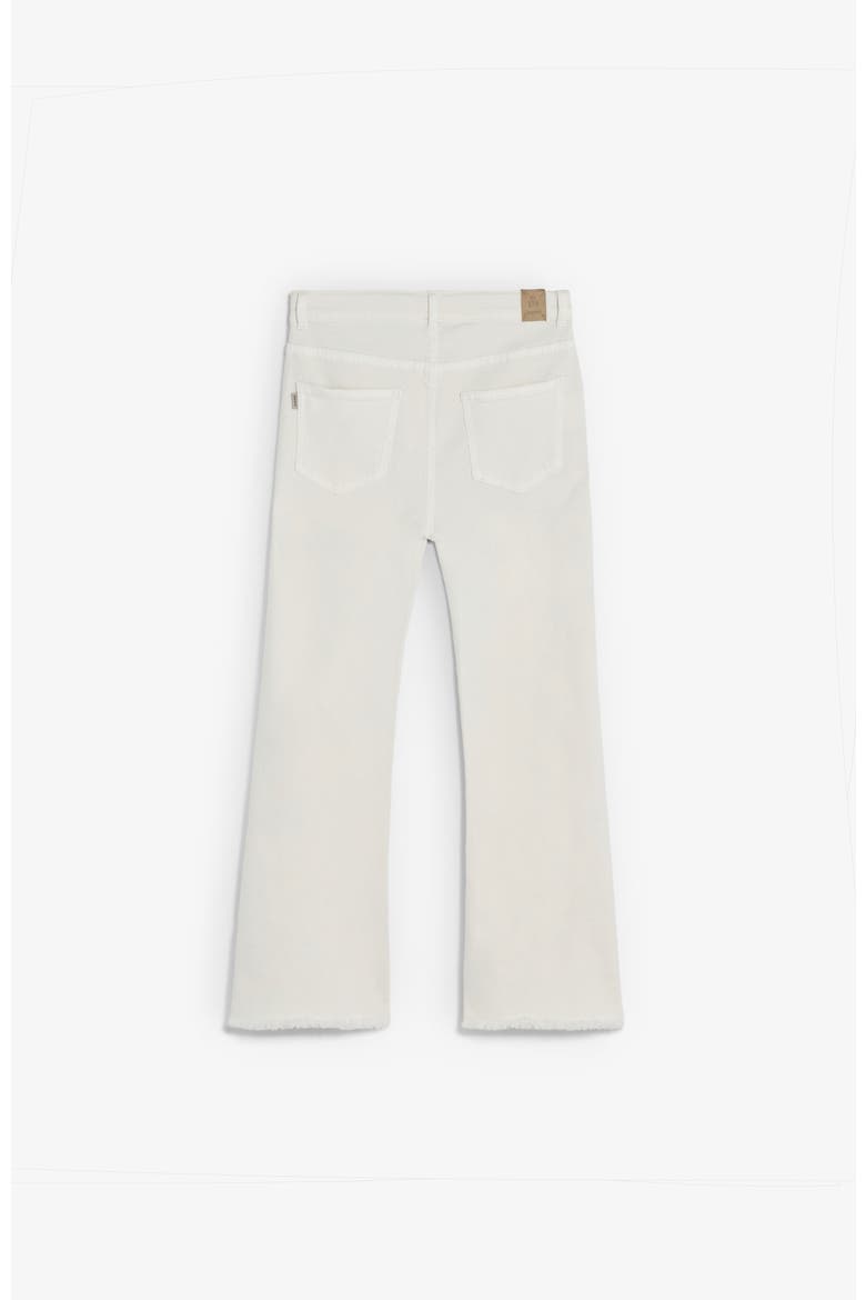 Basic Flare Pants Girls, Alternate, color, Offwhite