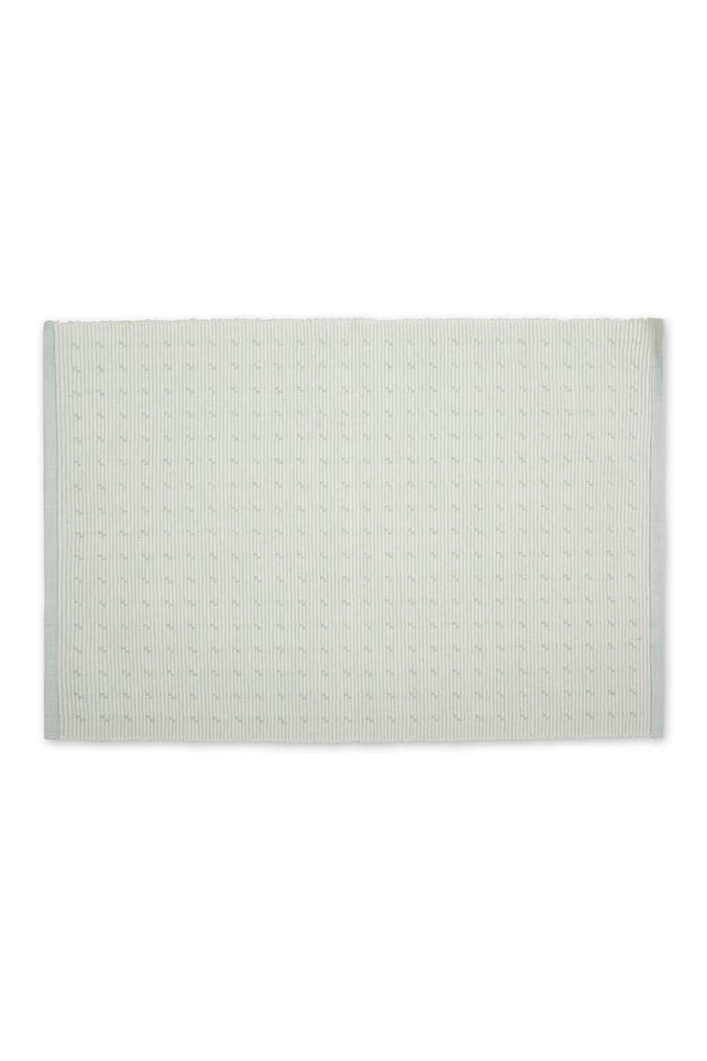 Dobby Dots Rib Placemat Set/6, Alternate, color, Misty Blue