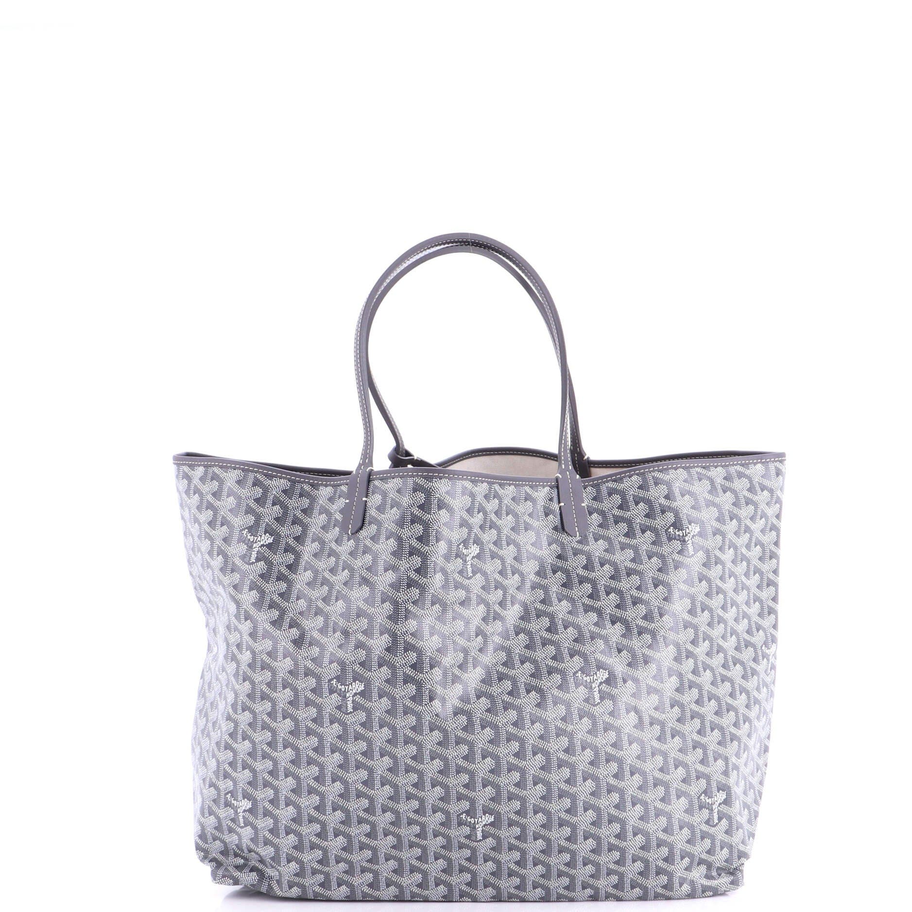 Pre-Owned Goyard Saint Louis Tote Coated Canvas GM, Alternate, color, Gray