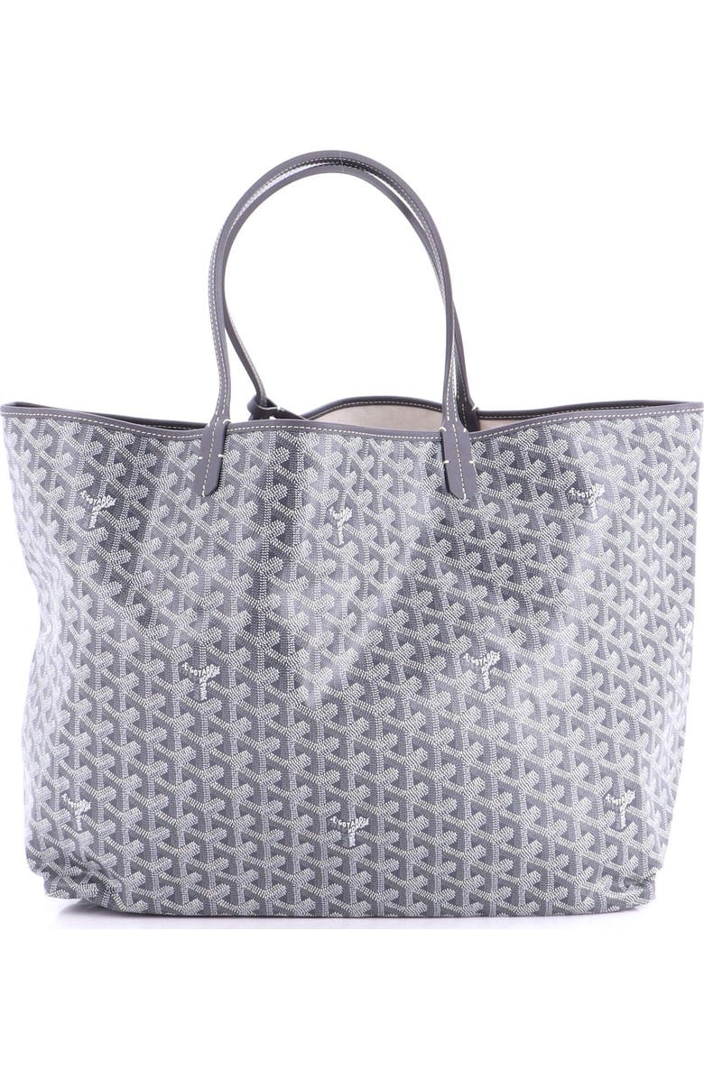 Pre-Owned Goyard Saint Louis Tote Coated Canvas GM, Alternate, color, Gray
