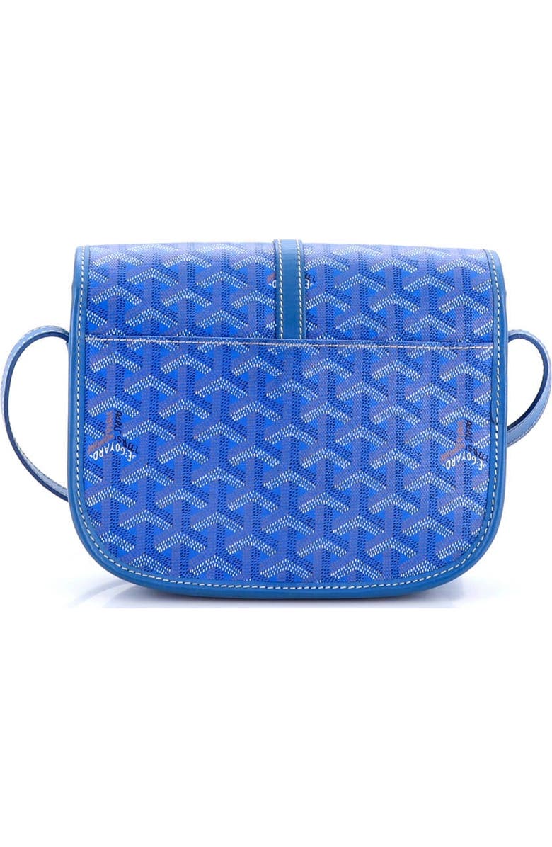 Pre-Owned Goyard Belvedere II Messenger Bag Coated Canvas PM, Alternate, color, Blue