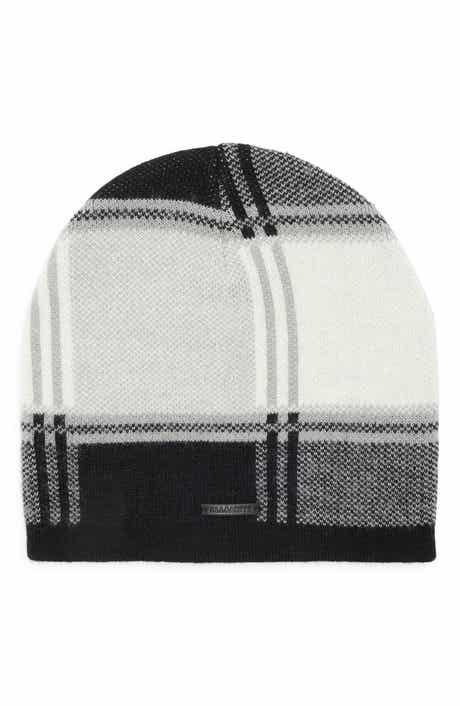 AllSaints Plaid Jacquard Beanie
