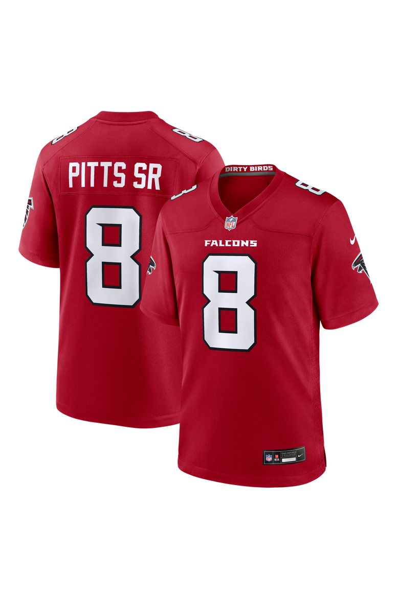 Men's Nike Kyle Pitts Sr. Red Atlanta Falcons Game Jersey, Main, color, Red