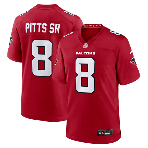 Men's Nike Kyle Pitts Sr. Red Atlanta Falcons Game Jersey