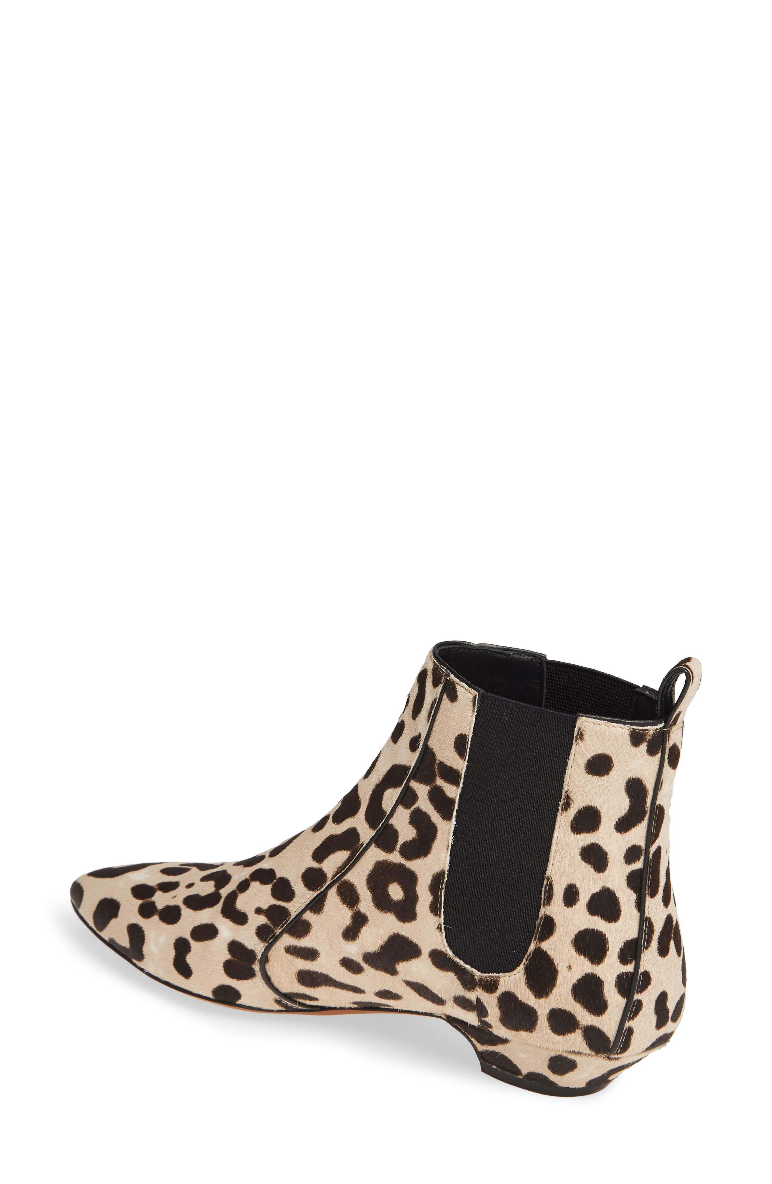 Linea Paolo Regan Bootie, Alternate, color, White/ Black Calf Hair