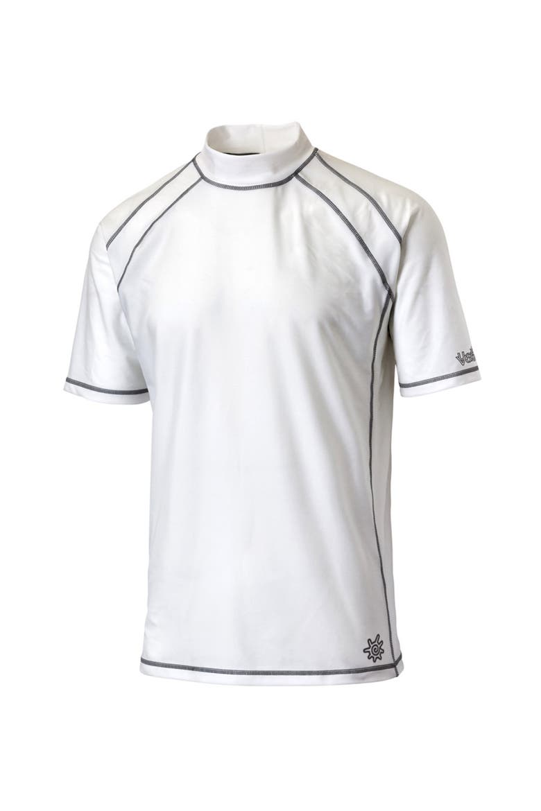 Short Sleeve Active Sun & Swim Shirt, Alternate, color, White