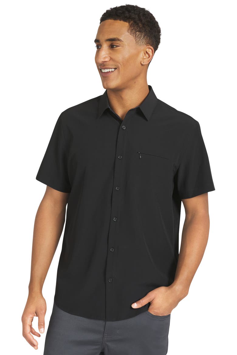 Lenox Tech Shirt, Alternate, color, BLACK