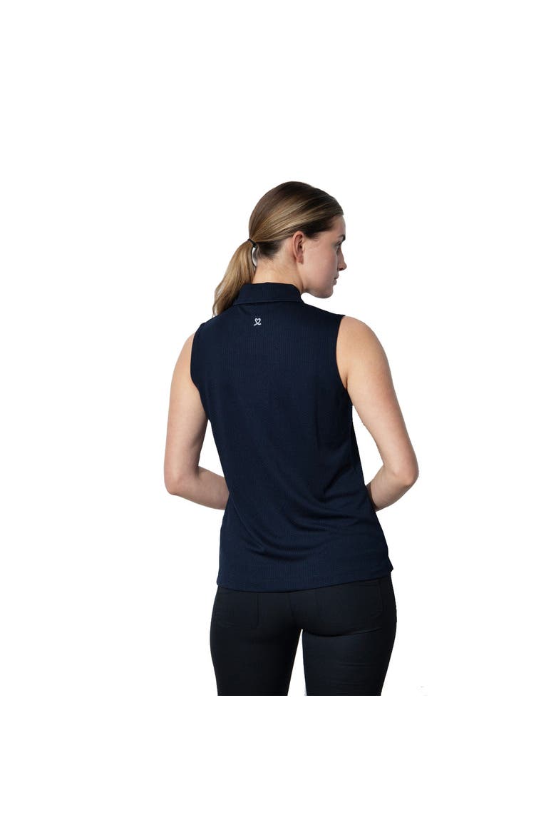 Peoria Womens Sleeveless Golf Polo, Alternate, color, Navy